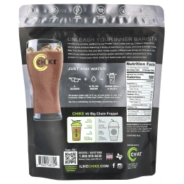 Chike Nutrition, протеиновый холодный кофе, тройная порция, эспрессо со сливками, 448 г (15,8 унции)