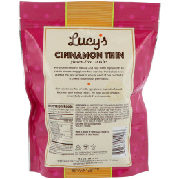 Lucy's, Тонкое печенье с корицей, без глютена, 5,5 унц. (156 г)