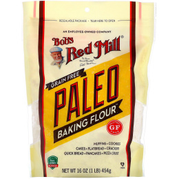 Bob's Red Mill, Paleo Baking Flour, беззерновая мука для выпечки, для людей, соблюдающих палеодиету, 454 г (16 унций)