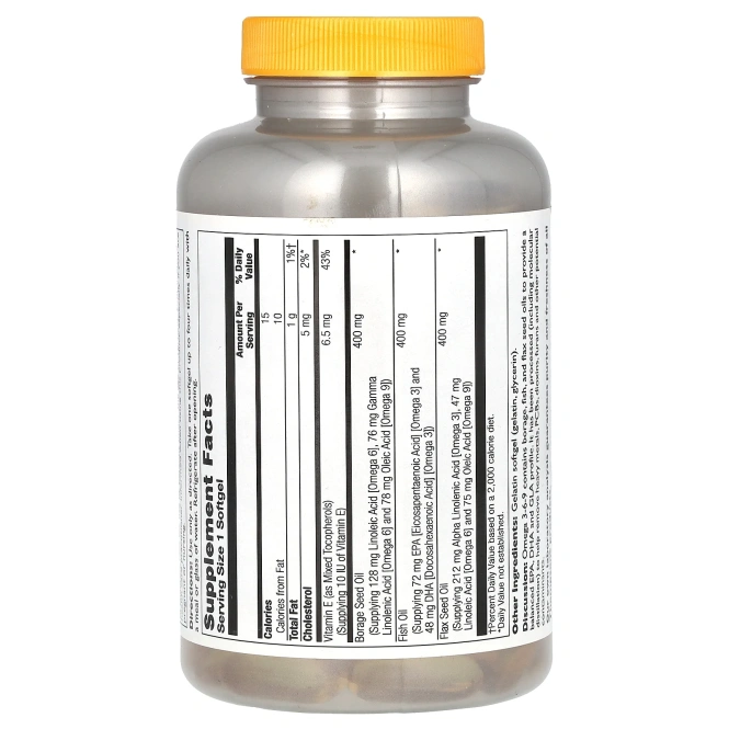 Thompson, Омега 3-6-9, 120 гелевых капсул