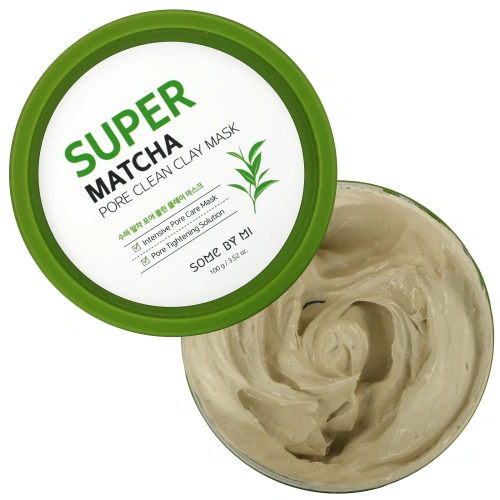 Some By Mi, Super Matcha Pore Clean Clay Mask, 3.52 oz (100 g)