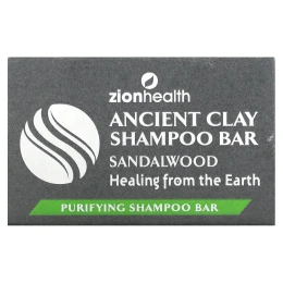 Zion Health, Шампунь для волос Ancient Clay, сандаловое дерево, 70 г (6 унций)