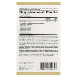 Пробиотики LactoBif California Gold Nutrition 30 млрд КОЕ, 60 овощных капсул