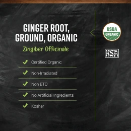 Frontier Co-op, молотый корень органического имбиря, 453 г (16 унции)