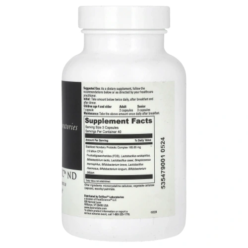 DaVinci Laboratories of Vermont, Mega Probiotic-ND, 120 капсул