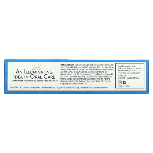 Lumineux Oral Essentials, Медицинская зубная паста, отбеливающая, 3,75 унц. (99,2 г)