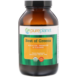 Pure Planet, Органический, Best of Greens, 150 г