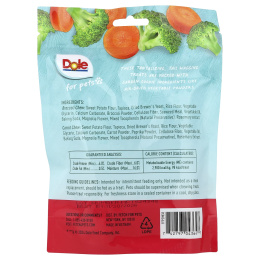 Dole for Pets, жевательные таблетки, брокколи и морковь, 200 г (7 унций)