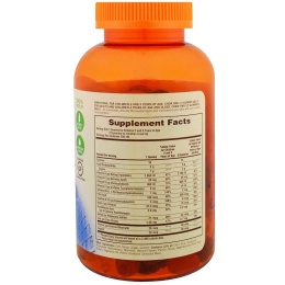 Sundown Naturals Kids, Детский, полный мультивитаминный комплекс (жевательные конфеты), Marvel Spiderman, клубника, арбуз и малина, 180 жевательных конфет