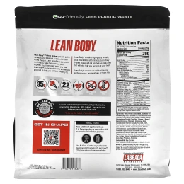 Labrada Nutrition, Lean Body, высокопротеиновый котейль, заменитель пищи, ваниль, 4,63 фунта (2100 г)