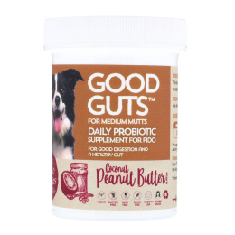 Fidobiotics, Good Guts, Daily Probiotic, For Medium Mutts, Coconut Peanut Butter, 6 Billion CFU, 1 oz (30 g)