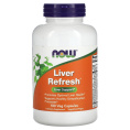 NOW Liver Refresh (для поддержания печени), 180 вегетарианских капсул
