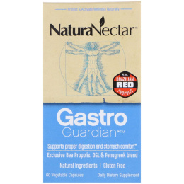 NaturaNectar, Gastro Guardian, 60 вегетарианских капсул
