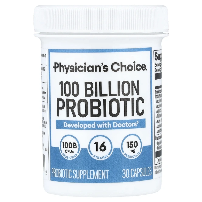 Physician's Choice, 100 млрд пробиотиков, 30 капсул