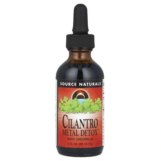 Source Naturals, Cilantro Metal Detox ™ с хлореллой, 59,14 мл (2 жидк. унц.)