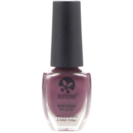 Suncoat, Polish & Peel, лак для ногтей на водной основе, шелковица 0.27 унции (8 мл)