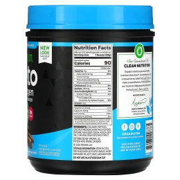 Orgain, Keto, Кетогенный протеиновый порошок коллагена с маслом MCT, шоколад, 0,88 фунта (400 г)