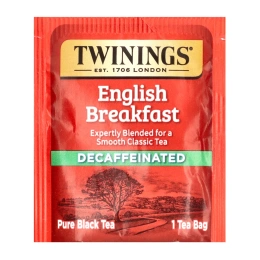 Twinings, English Breakfast, черный чай без кофеина, 50 чайных пакетиков, 100 г (3,53 унции)