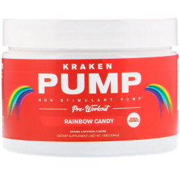 Sparta Nutrition, Kraken Pump Pre-Workout, Rainbow Candy, 4.94 oz (140 g)