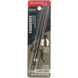 Rimmel London, Карандаш для глаз Exaggerate, оттенок 212 роскошный коричневый, 0,28 г