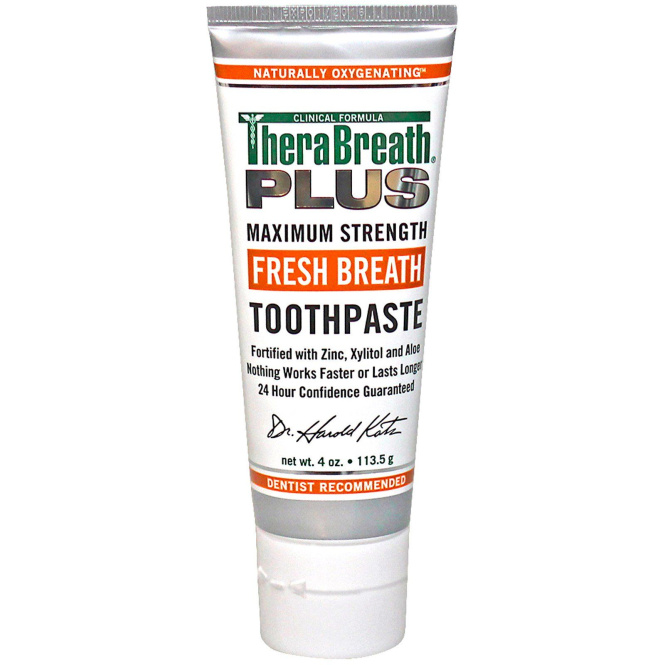 TheraBreath, Освежающая дыхание зубная паста, 4 унции (113,5 г)