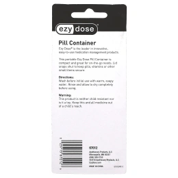 Ezy Dose, контейнер для таблеток, 1 шт.