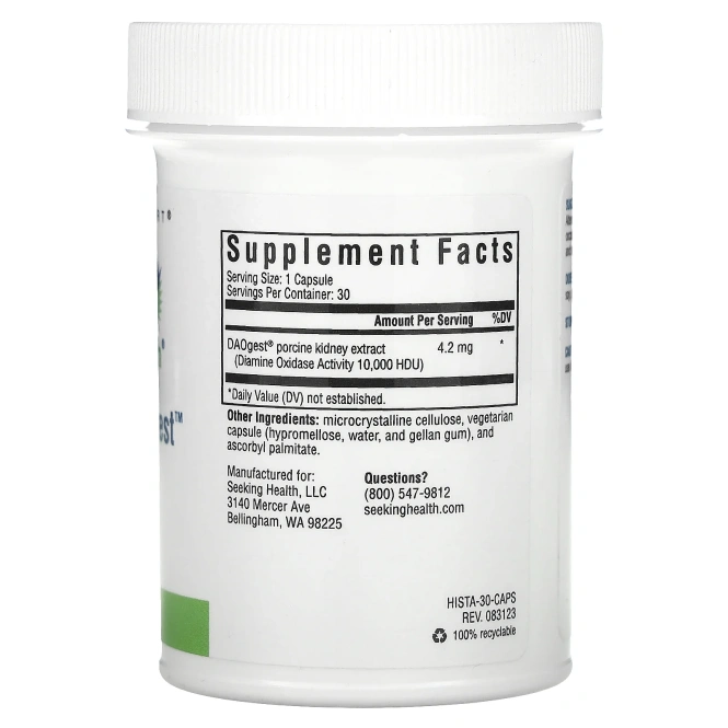 Seeking Health, Блокатор с гистамином, 30 капсул