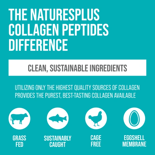 Nature's Plus, Collagen Peptides, 90 Capsules