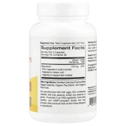 Super Nutrition, комплекс с магнием тройного действия, 90 растительных капсул