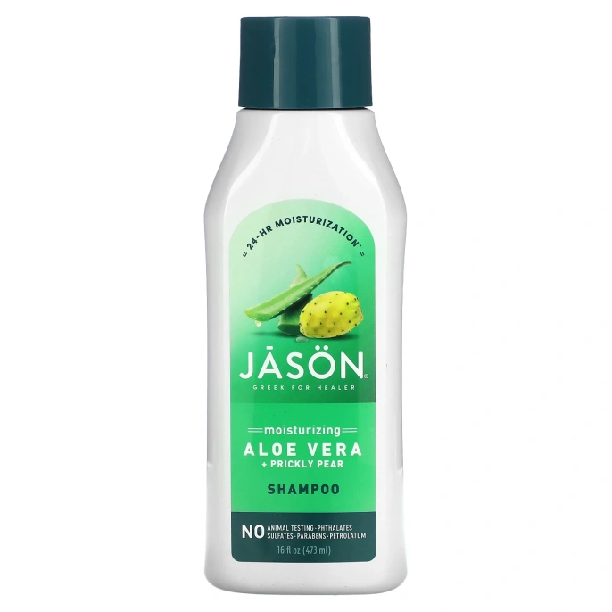 Jason Natural, Шампунь Алоэ Вера + опунция 16 жидких унций