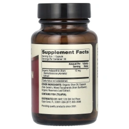 Dr. Mercola, астаксантин, 12 мг, 30 капсул