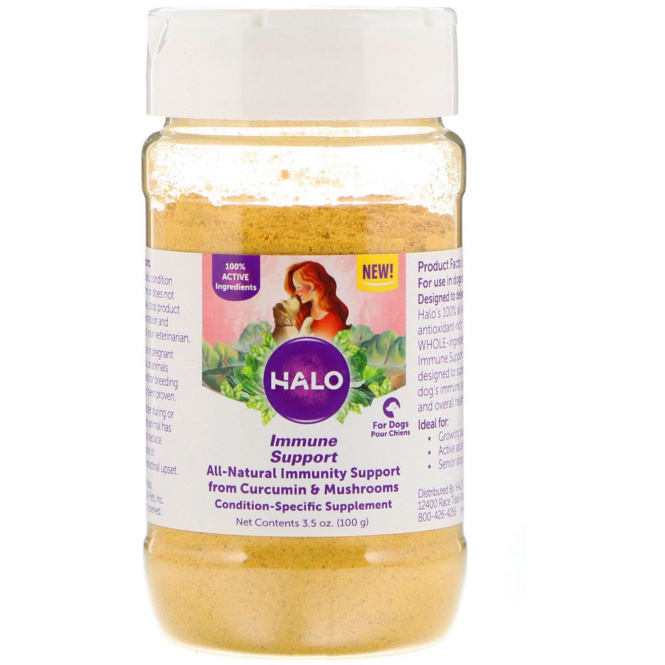 Halo, Иммунная поддержка, для собак, 3,5 унции (100 г)