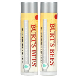Burt's Bees, Ультра кондиционирующий увлажняющий бальзам для губ, 2 шт. В упаковке, 4,25 г (0,15 унции)