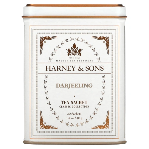 Harney & Sons, Дарджилинг, 20 чайных пакетиков, 1.4 унции (40 г)