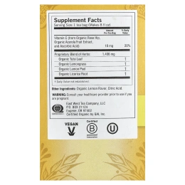 Yogi Tea, Everyday Immune, чай для поддержки иммунитета со вкусом сладкого лимона, без кофеина, 16 чайных пакетиков по 32 г (1,12 унции)