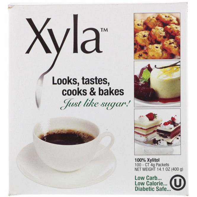 Xyla, Совсем как сахар! 100 пакетиков по 4 г