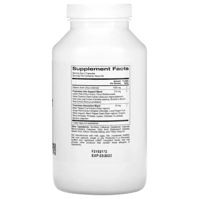 ZOI Research, Vein Support, 250 Vegetarian Capsules