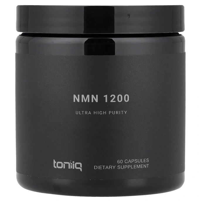 Toniiq, NMN 1200, 60 капсул (600 мг в 1 капсуле)