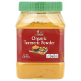 Jiva Organics, органический порошок из куркумы, 454 г (1 фунт)