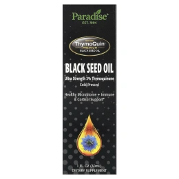 Paradise Herbs, Масло семян чёрного тёма ThymoQuin®  премиального качества, 30 мл