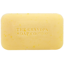 Grandpa's, Кусковое мыло для лица и для тела, отшелушивание, с кукурузной мукой, 4,25 унции (120г)