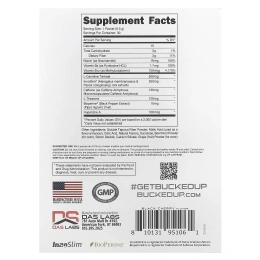 Bucked Up, Babe, Boost, черная вишня, 30 пакетиков по 6,5 г (0,2 унции)