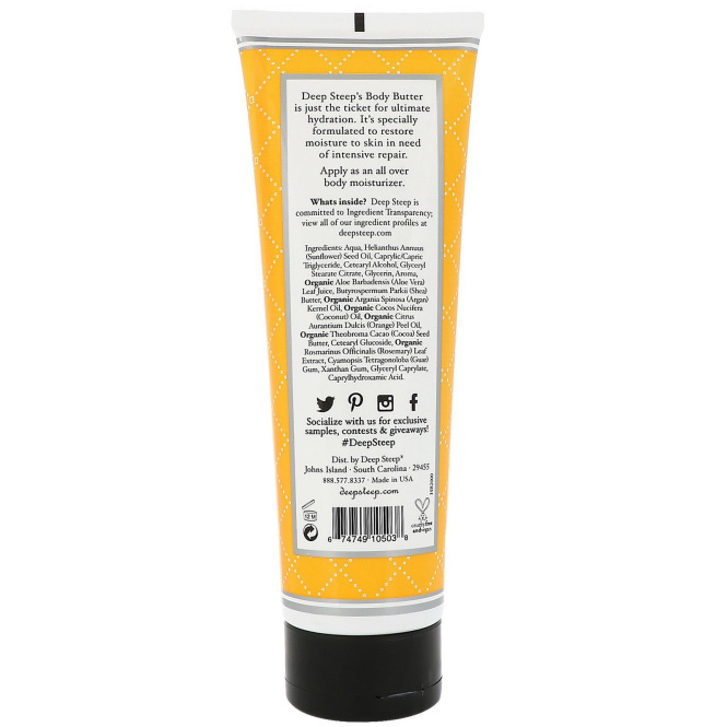 Deep Steep, Body Butter, Honey Blossom, 8 fl oz (237 ml)