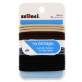 Scunci, Резинки для волос No Damage, хаки, 18 штук