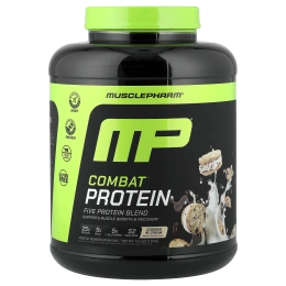 MusclePharm, Combat® Protein, протеин, печенье и крем, 1,9 кг (4,2 фунта)