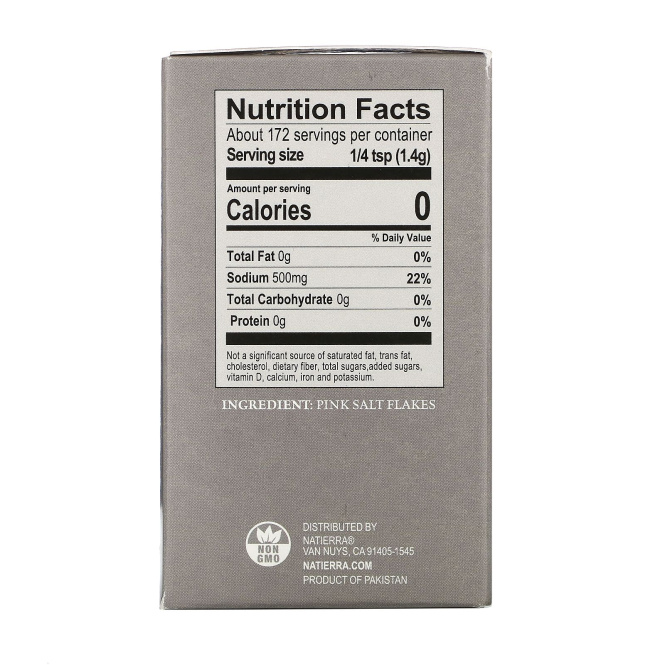 Himalania, розовая соль в хлопьях, 241 г (8,5 унции)