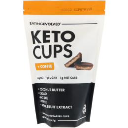 Eating Evolved, Keto Cups, + кофе, 5,18 унции (147 г)