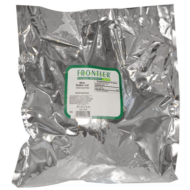Frontier Natural Products, Цельные листья сенны, 16 унций (453 г)