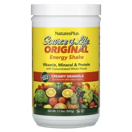 Nature's Plus, Источник жизненной энергии Коктейль Сливочная гранола 1,1 фунта