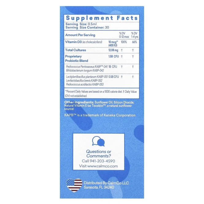 Colic Calm, пробиотик, капли, 15 мл (0,5 жидк. унции)